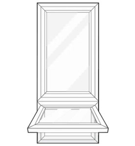 Fixed Awning - 2-Lite (1:3-2:3)